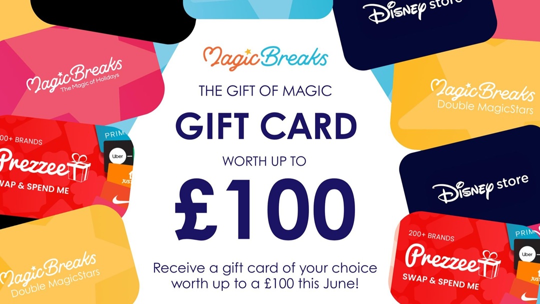 Get Up to a £100 Free Gift Card with Your Next Disneyland Paris Booking